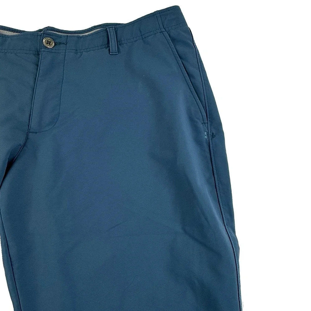 Under Armour UA Mens Match Play Tapered Golf Pants Blue 40x32